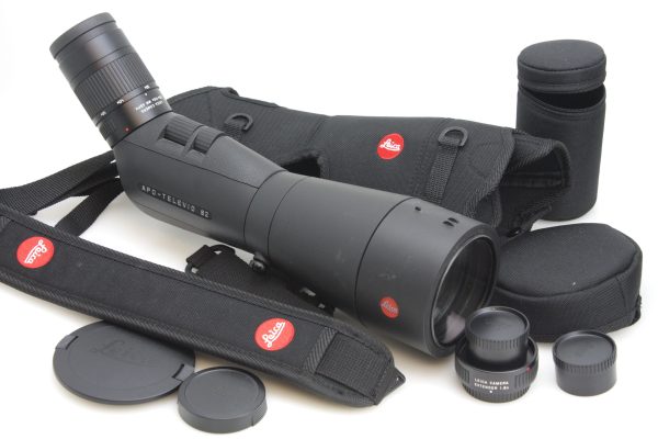 Leica APO-TELEVID 82 Spotting Scope - 25-50x ASPH Eyepiece - 1.8x Extender, & Case