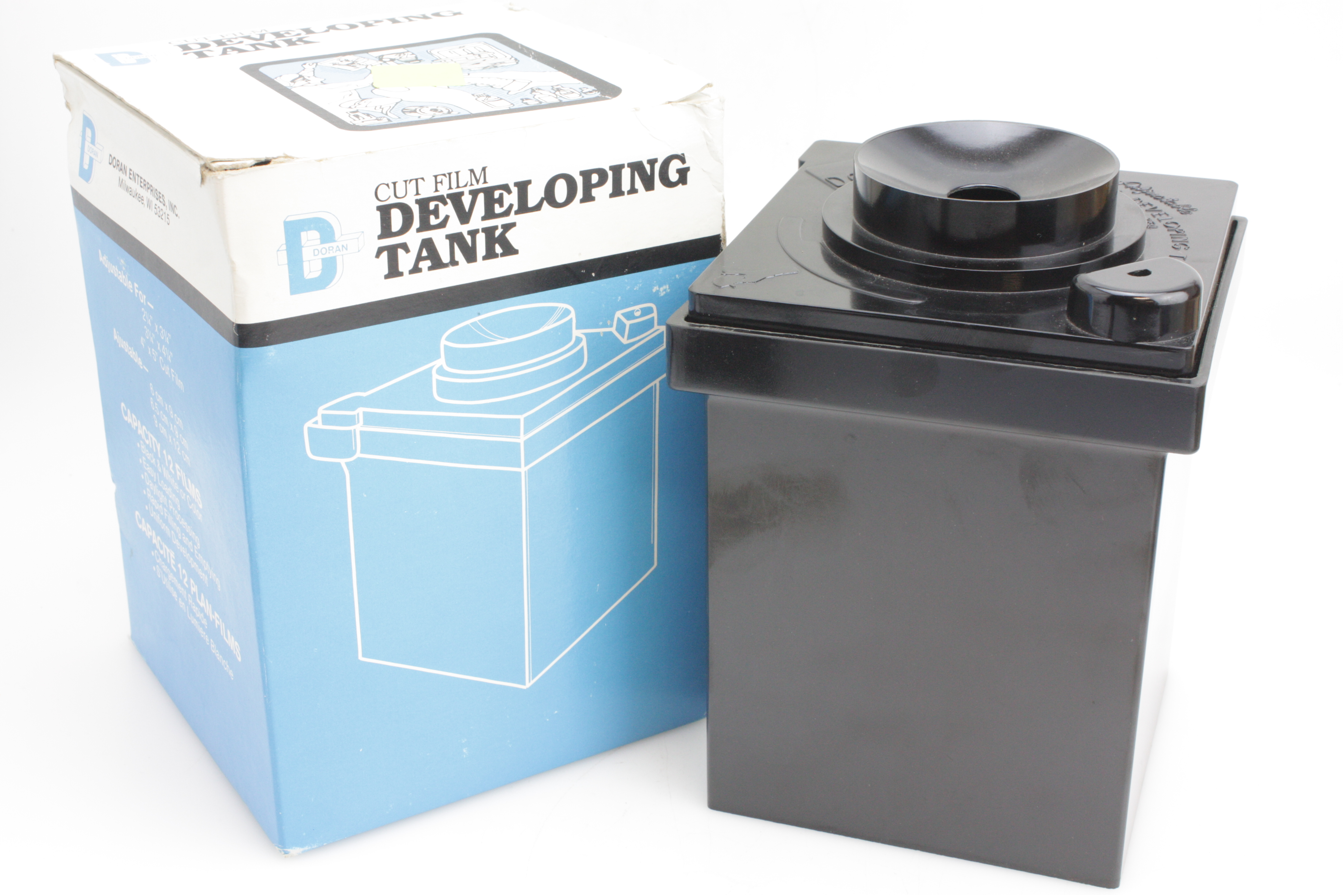 Boxed DORAN 5x4" 4x5 - 12x Sheets Film DEVELOPING TANK