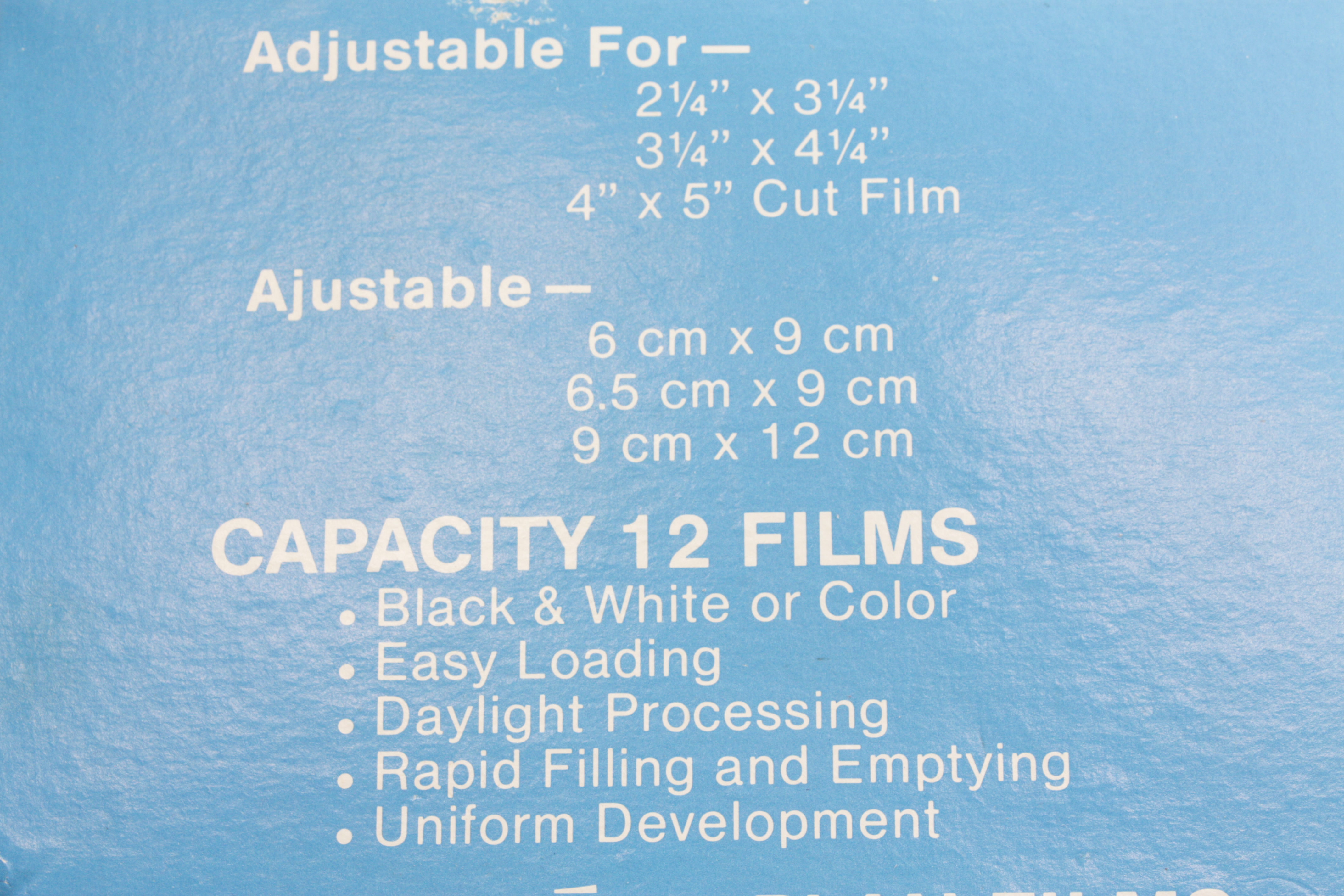 Boxed DORAN 5x4" 4x5 - 12x Sheets Film DEVELOPING TANK - Image 7