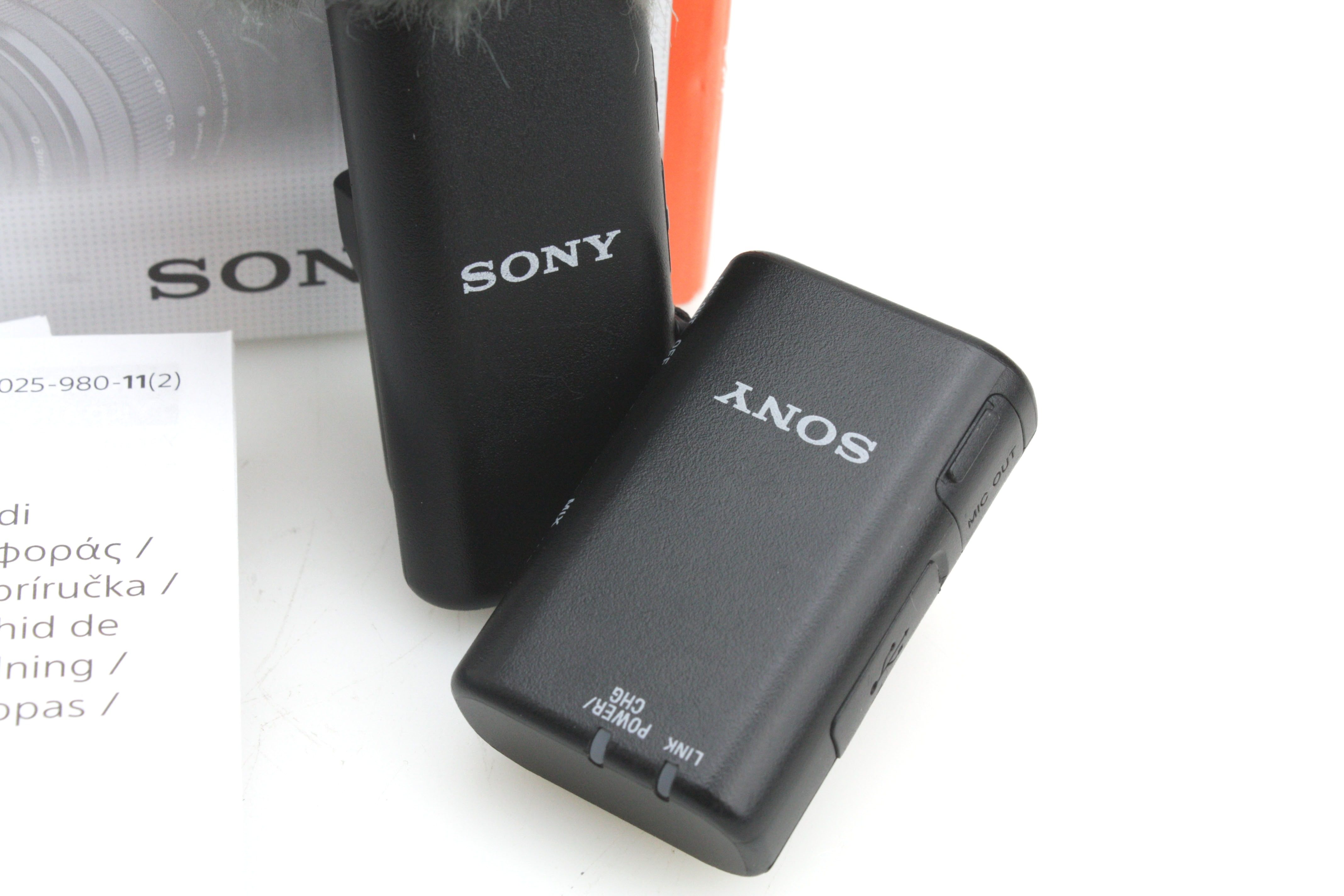 Sony ECM-W2BT Wireless Lav Mic Transmitter + Receiver - For Sony Mirrorless Cameras - Boxed