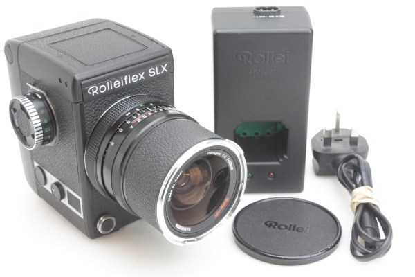 Rollei Rolleiflex SLX Film Camera, with 50mm f/4 Distagon Prime Lens, with Charger