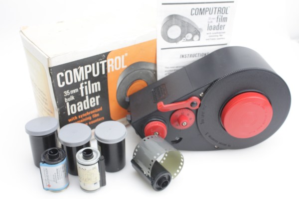 Computrol 100ft 30m Bulk 35mm Film Loader & 2x Cassettes