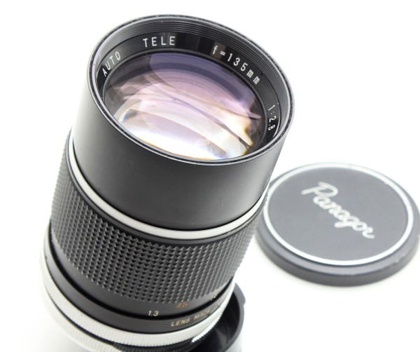 Vintage Panagor 135mm f2.8 Manual Focus Lens - in Canon fd mount, for F1 AE1, A1 etc - Nice Condition
