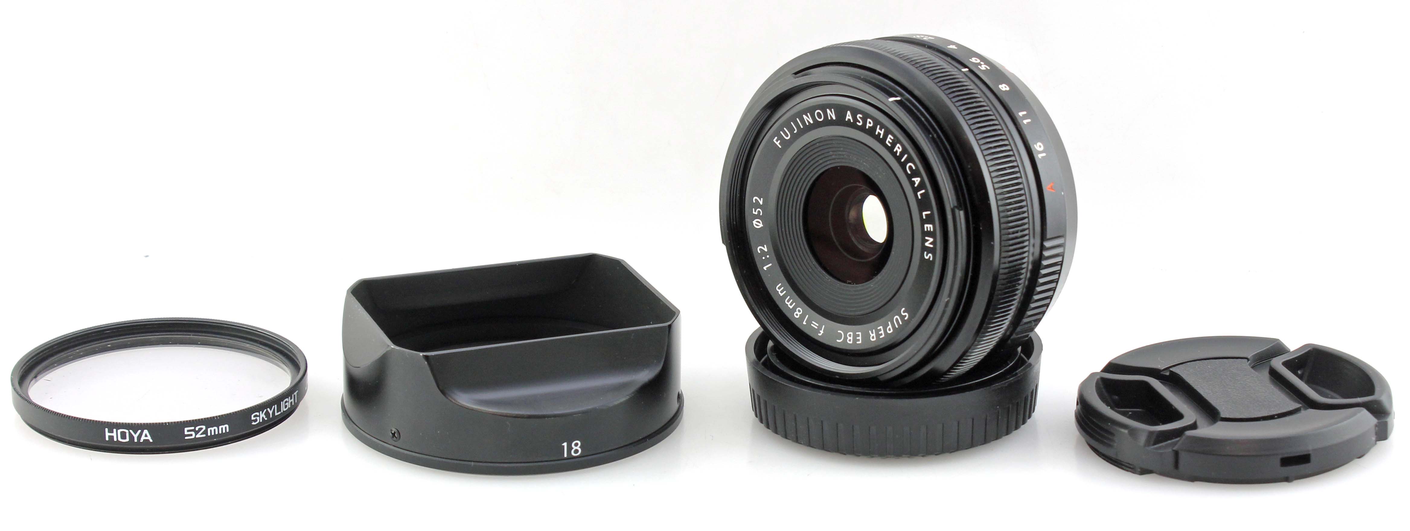 Fuji Fujinon XF 18mm f/2 R Aspherical Lens - Fuji X Mount - Excellent condition