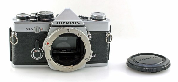 Olympus OM-2n 35mm Film SLR Chrome Body only