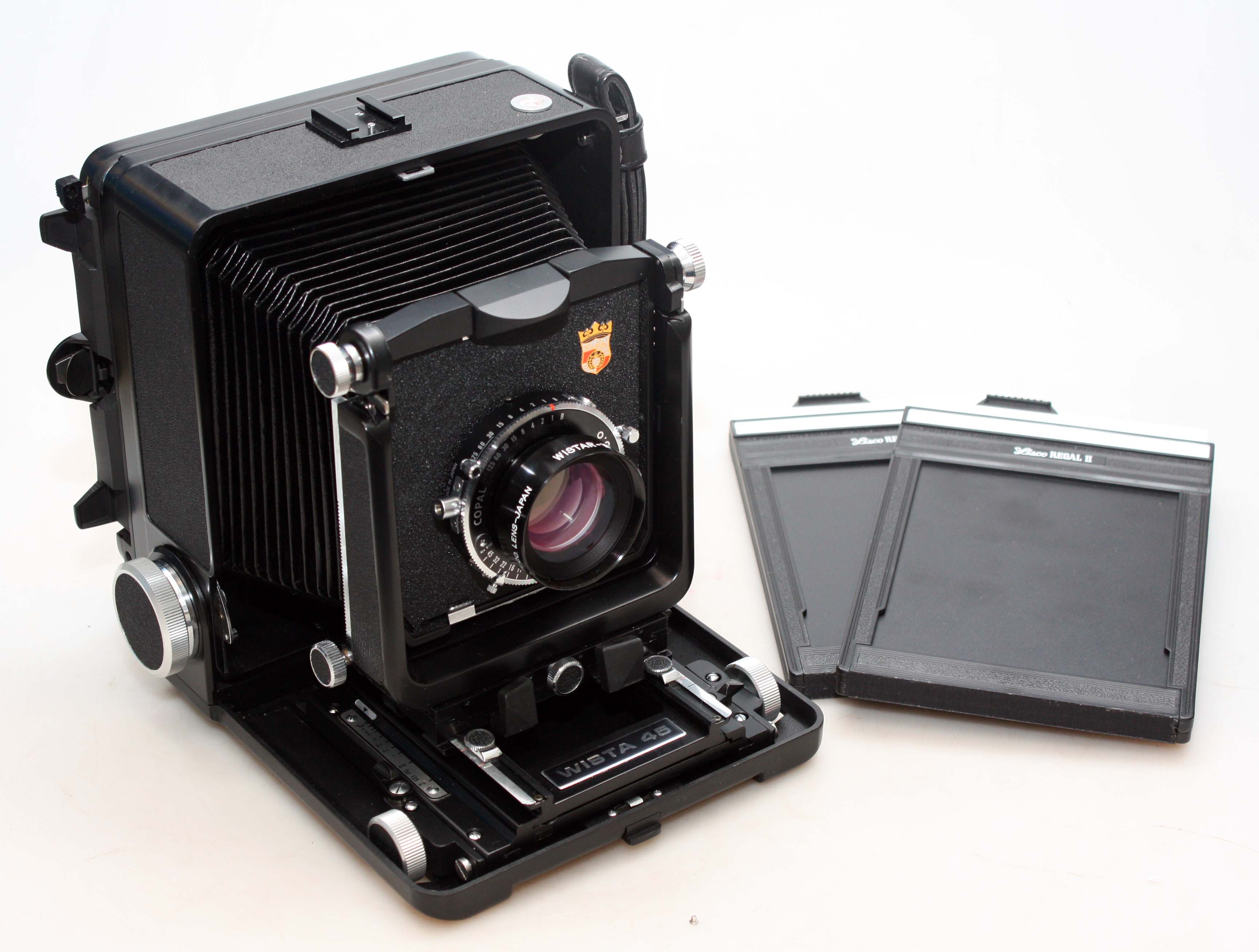 Wista 45VX 4x5 Large Format Film Camera + 150mm f/5.6 Wistar-W lens & 2x 5x4 Dark Slides - Image 2