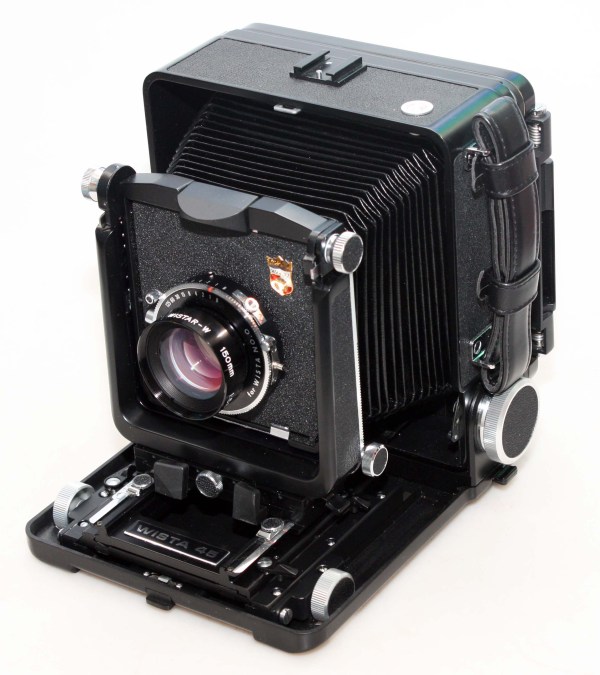 Wista 45VX 4x5 Large Format Film Camera + 150mm f/5.6 Wistar-W lens & 2x 5x4 Dark Slides