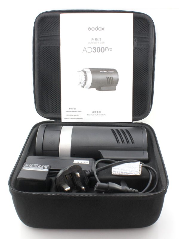 Godox AD300 Pro Flash Unit Portable Studio Lighting - Complete Great Condition