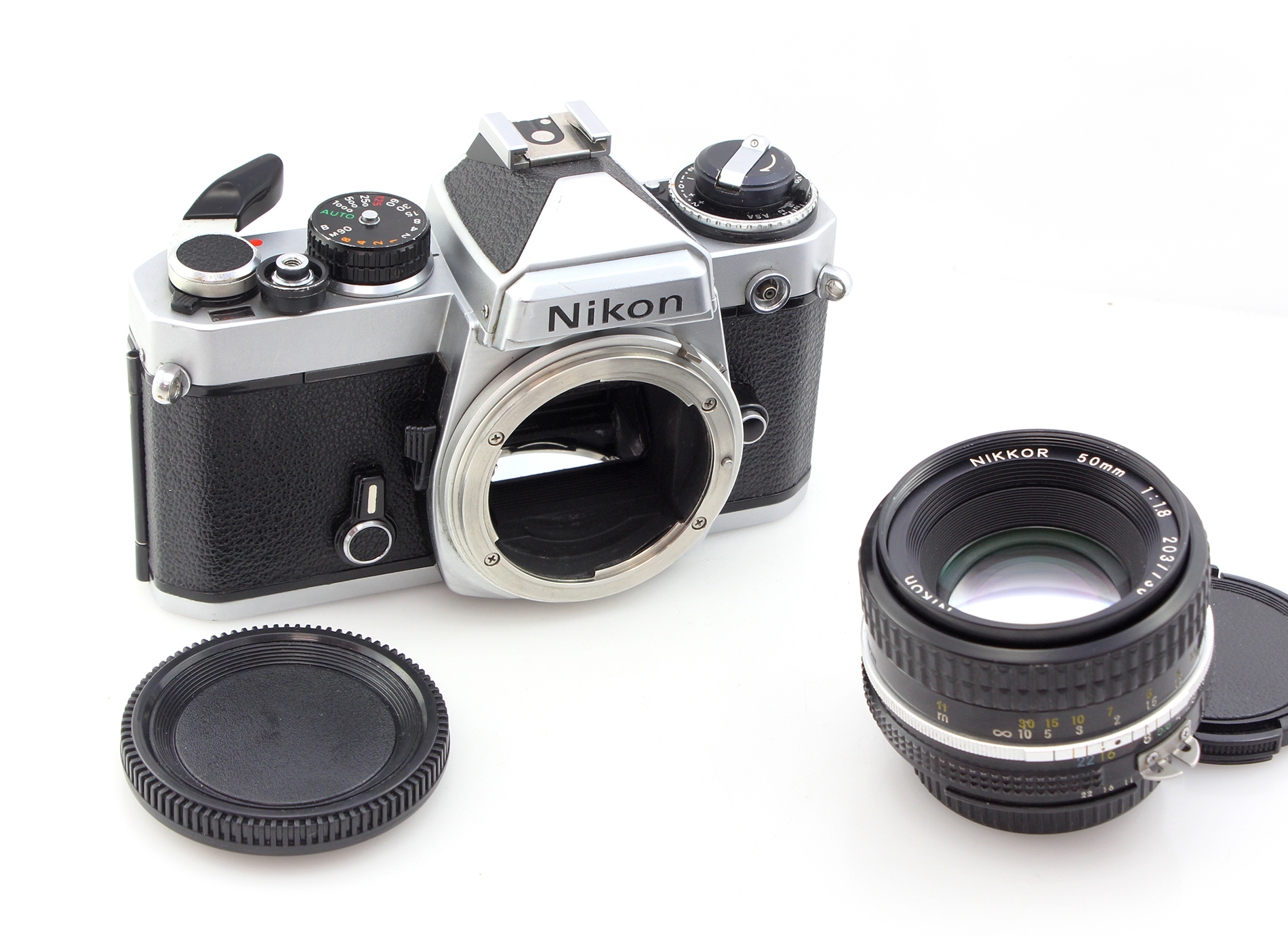 Nikon FE 35mm SLR Film Camera, With Nikkor 50mm f/1.8 Lens - Image 2