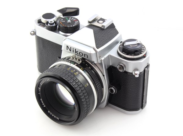 Nikon FE 35mm SLR Film Camera, With Nikkor 50mm f/1.8 Lens