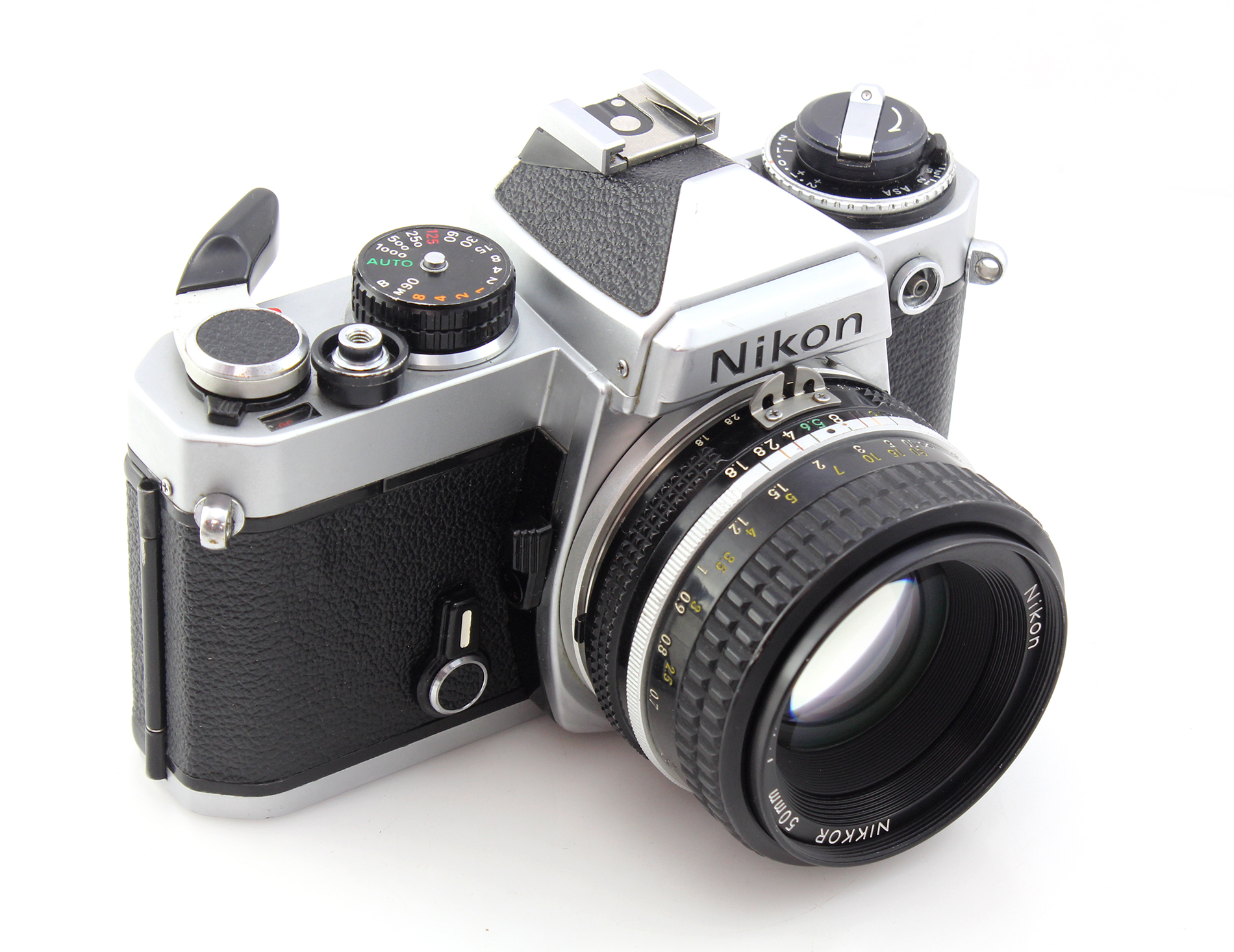 Nikon FE 35mm SLR Film Camera, With Nikkor 50mm f/1.8 Lens - Image 3