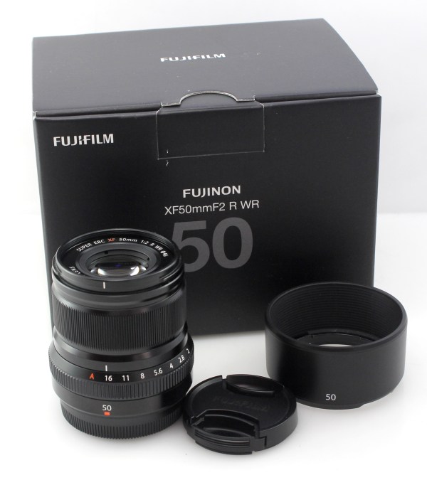 Boxed Fujifilm XF 50mm f2 R WR Prime Lens - X mount - Excellent Condition