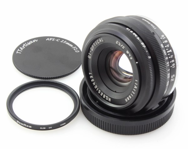 TTArtisan 25mm f2 Prime Manual lens for Canon EOS-M Mirrorless Mount