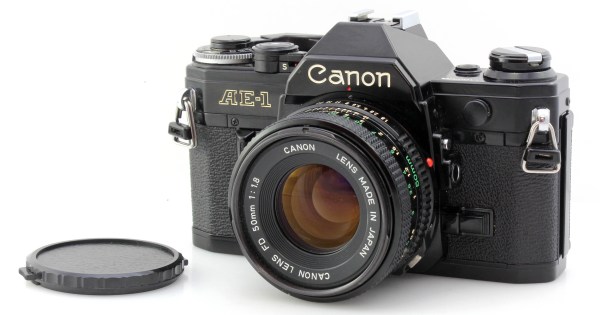 Canon AE-1 AE1 35mm SLR Film Camera w/ 50mm f1.8 FD Standard Prime Lens