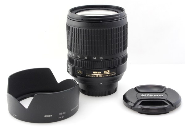 Nikkor AF 18-105mm F3.5-5.6 VR DX Nikon AF-S Lens for Nikon DSLR