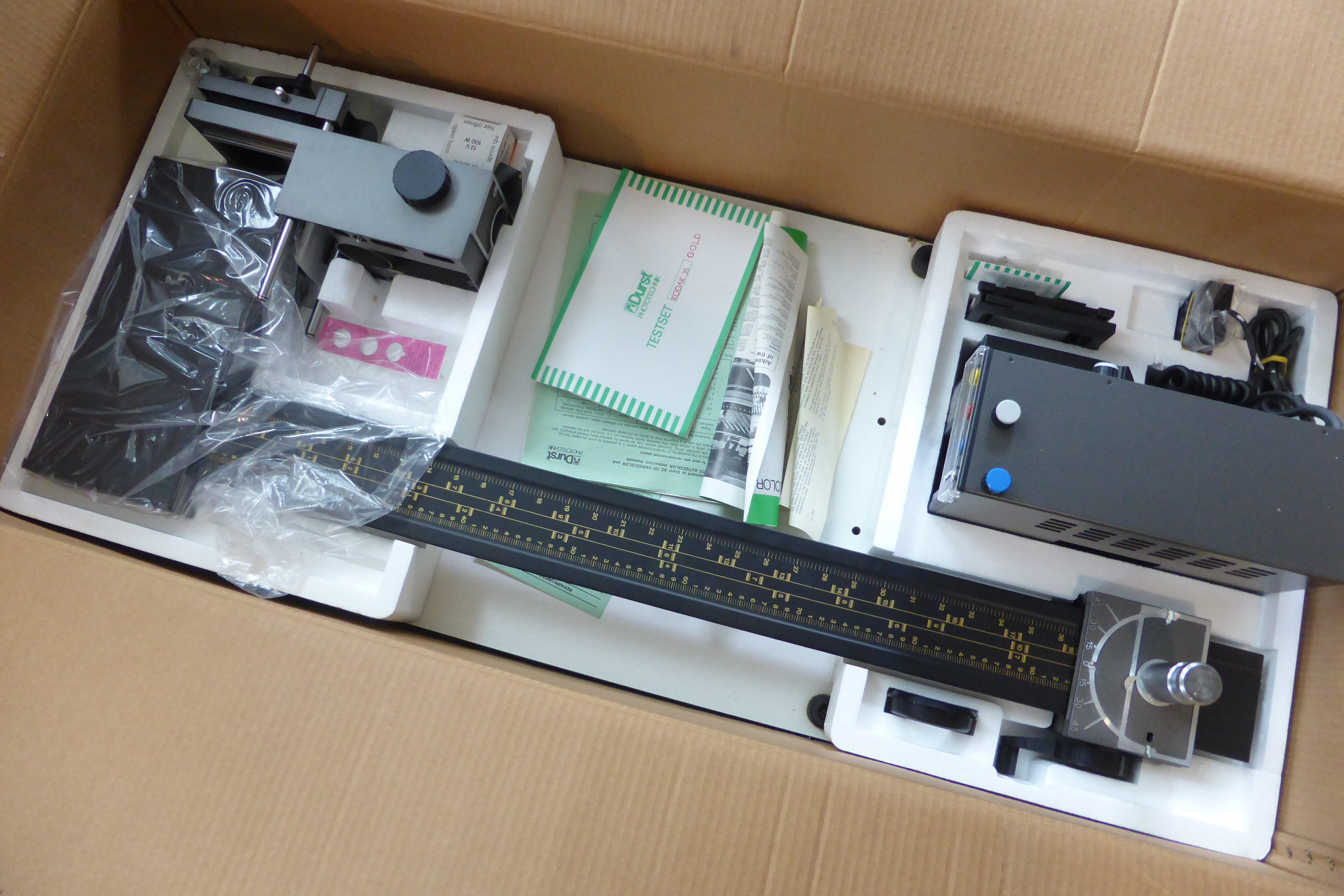 New Old Stock DURST AC707 AutoColor Colour Enlarger B&W 35mm to 6x7 cm & Timer - Image 5