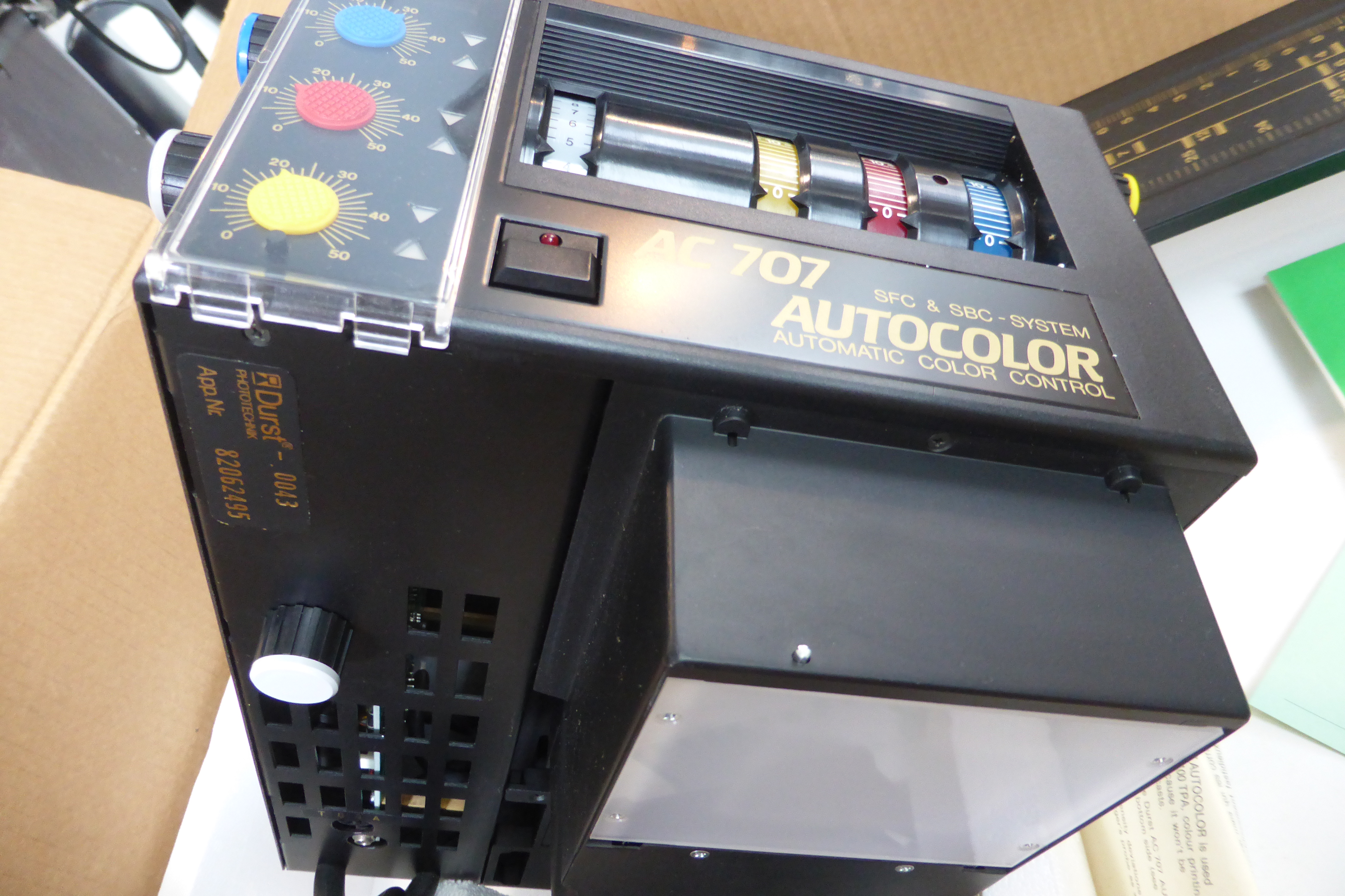 New Old Stock DURST AC707 AutoColor Colour Enlarger B&W 35mm to 6x7 cm & Timer - Image 9
