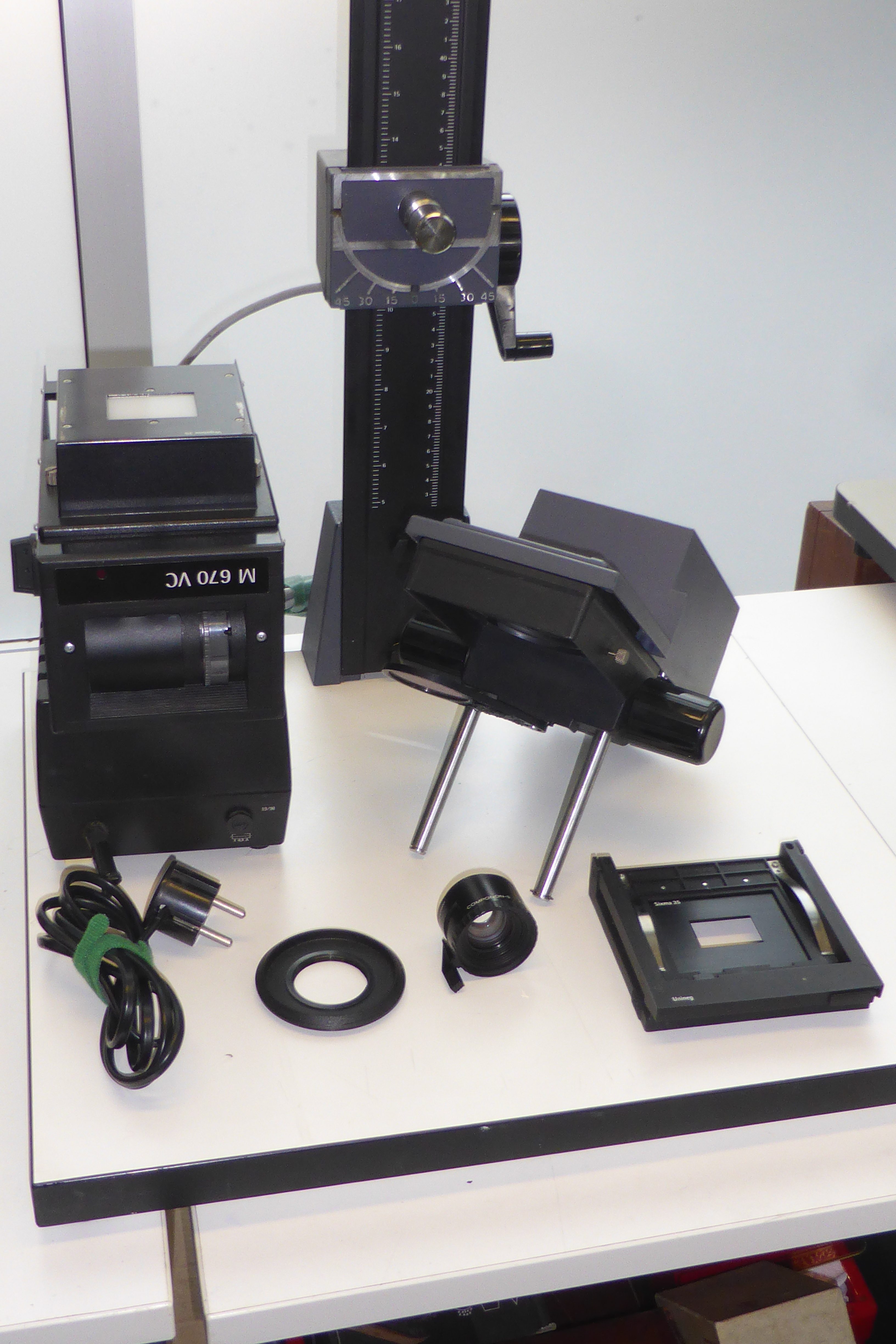 Late Durst M670 VC Multigrade (Vario-Contrast) Darkroom Enlarger, with 50mm f/2.8 Lens - Image 5