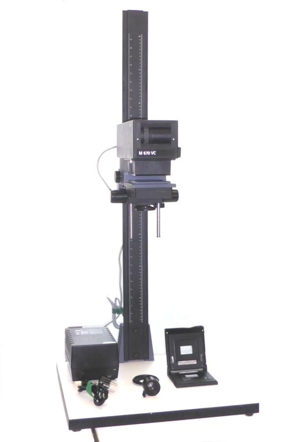 Late Durst M670 VC Multigrade (Vario-Contrast) Darkroom Enlarger, with 50mm f/2.8 Lens