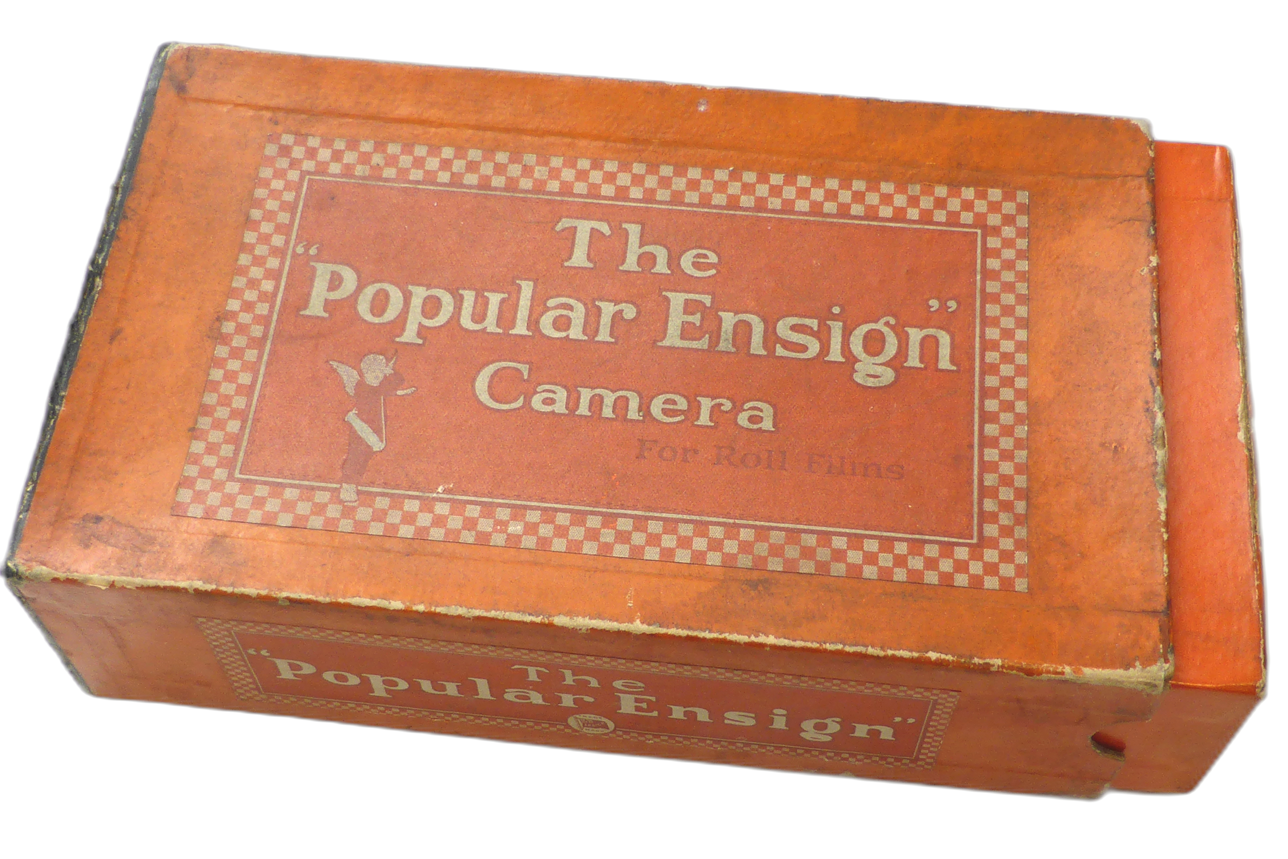 Vintage The Popular Ensign Camera Box Model 2 1/4 B GT