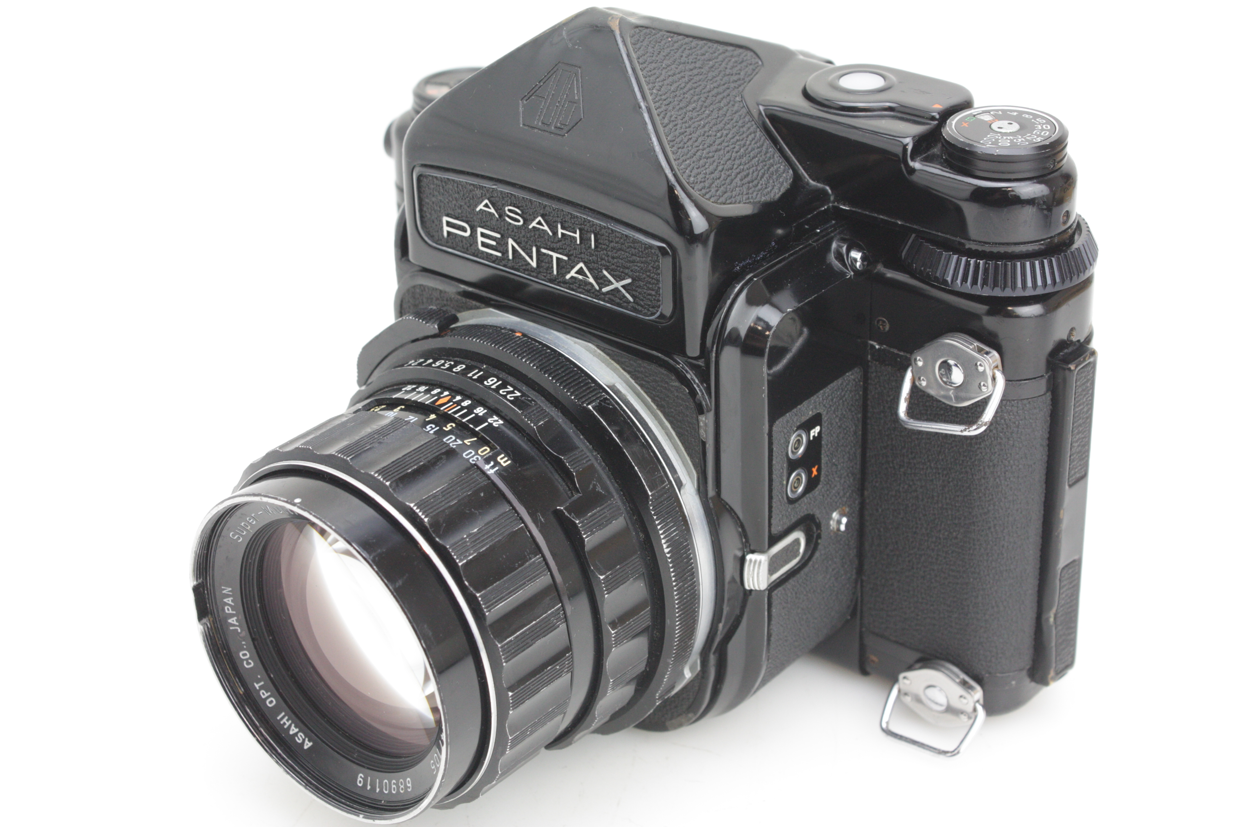 Asahi Pentax 6x7 120 Film Camera. with 105mm f/2.4 Lens & Metered Prism - Serviced - Image 2