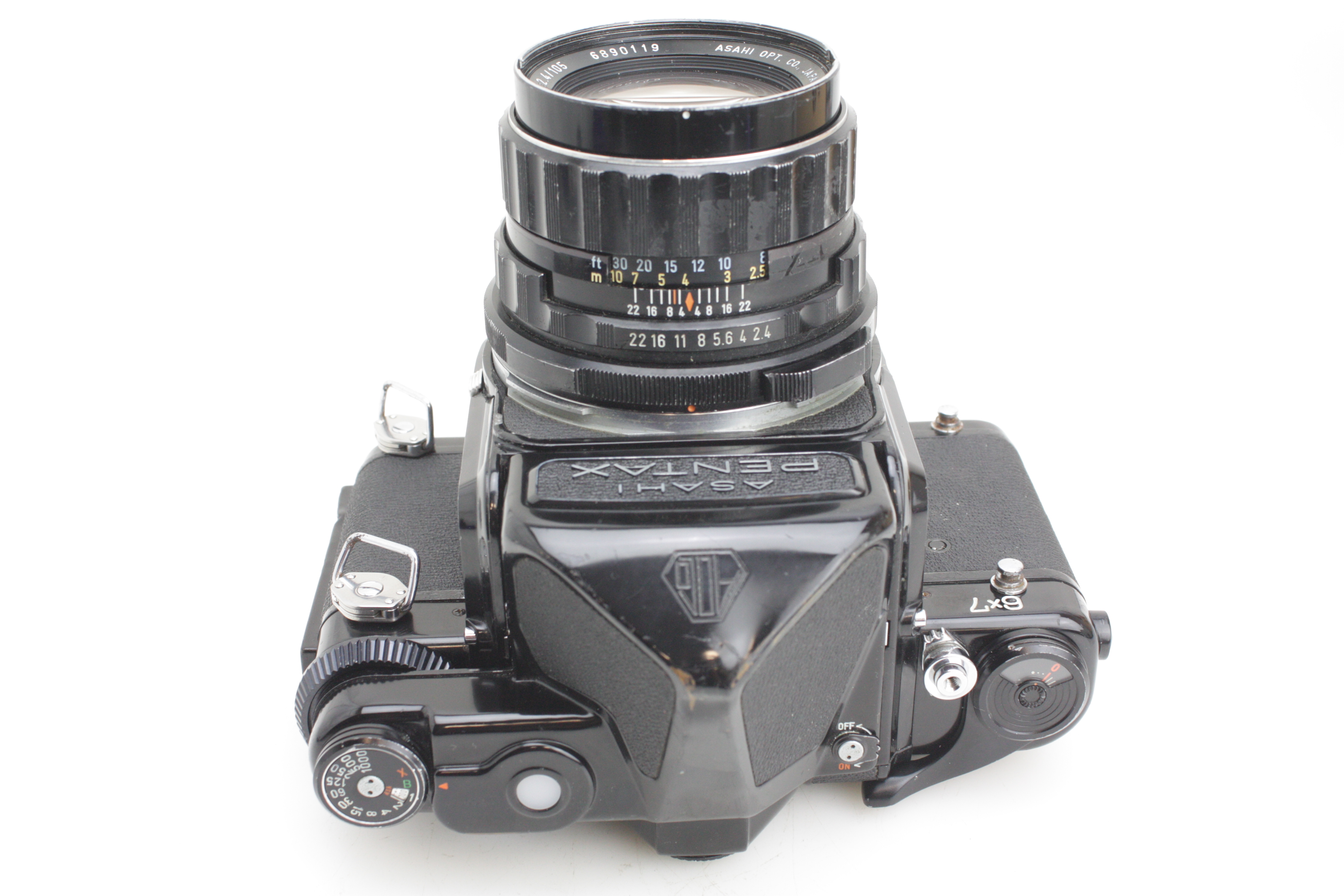 Asahi Pentax 6x7 120 Film Camera. with 105mm f/2.4 Lens & Metered Prism - Serviced - Image 4