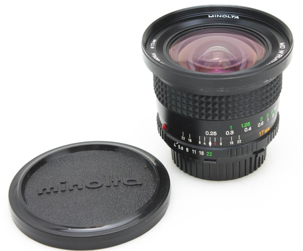 Minolta MD W.Rokkor 17mm f/4 Wide Angle Prime Lens - Minolta MD Mount