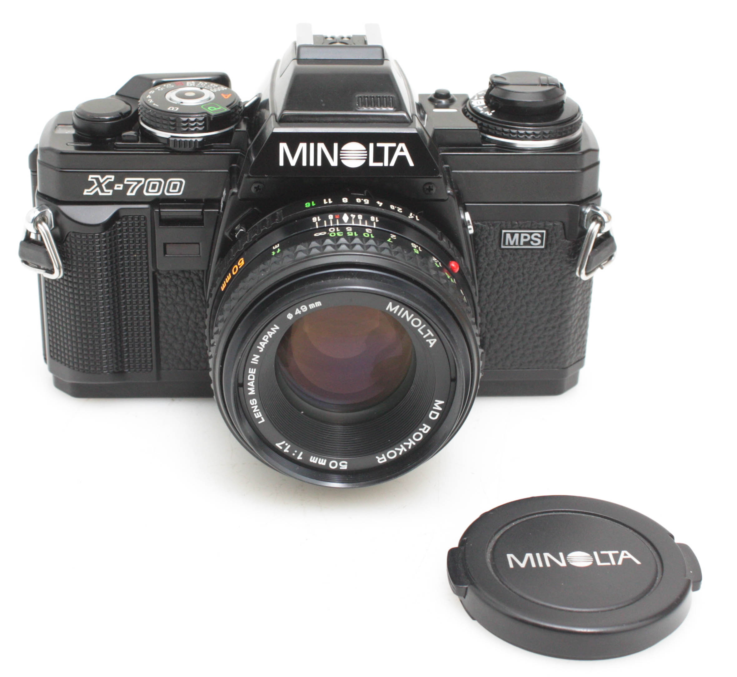 Minolta X700 35mm Film Camera, with Minolta MD 50mm f/1.7 Lens