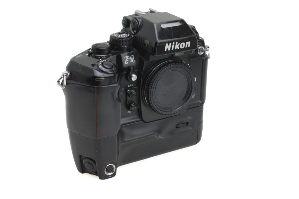 Nikon F4 (F4s) Professional 35mm SLR Film Camera Body w/ MB-23 Battery Grip