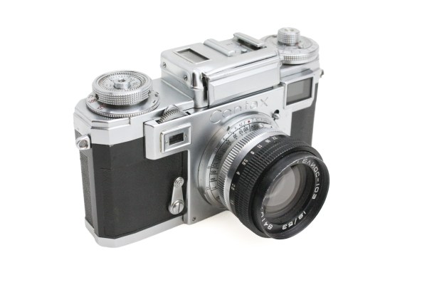 Contax IIIa 35mm Rangefinder Camera. with Soviet Helios-103 53mm f/1.8 Prime Lens
