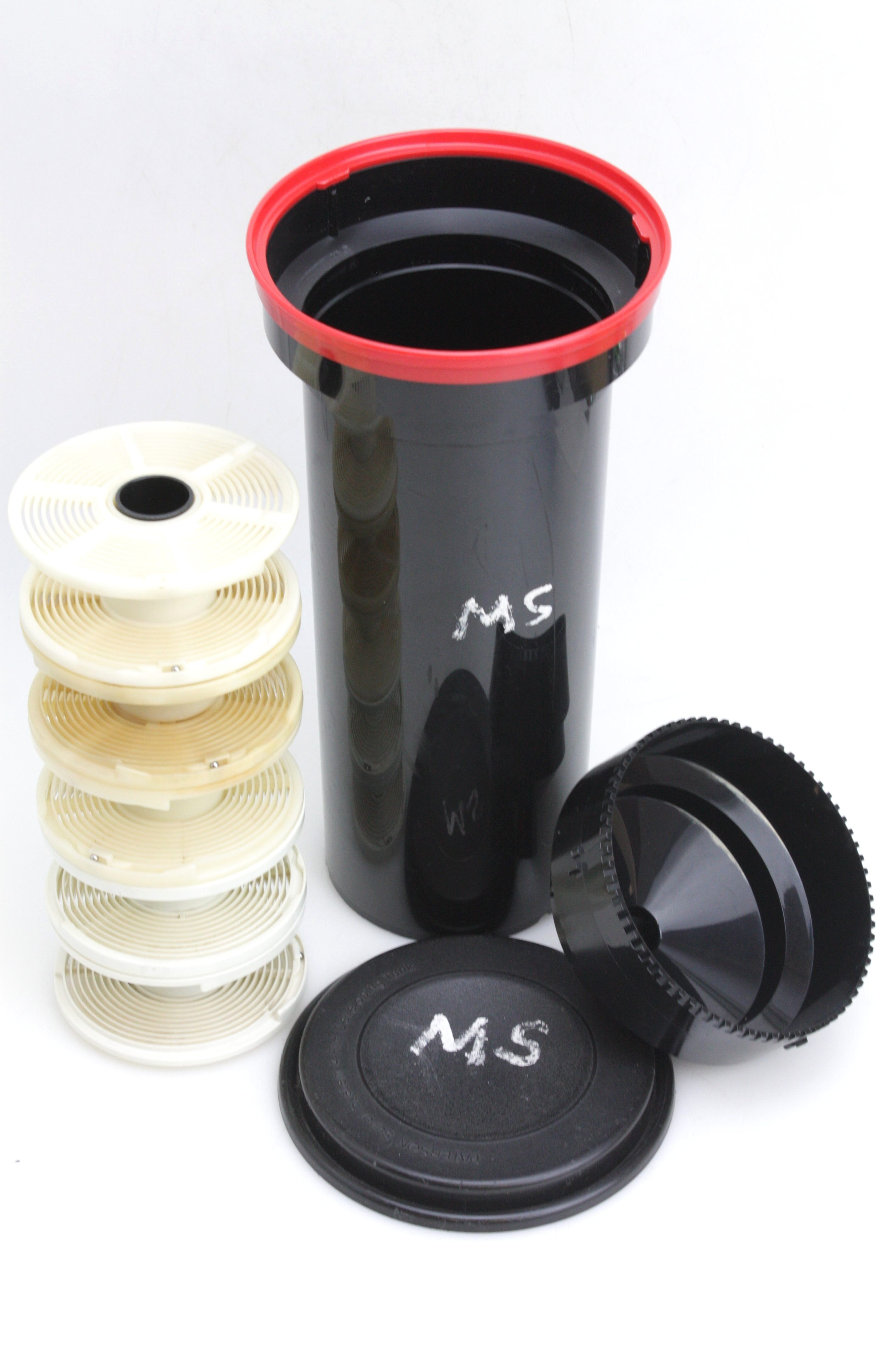 Paterson Super System 4 Multi Reel 5 Film Processing Developing Dev Tank & 5x Spirals