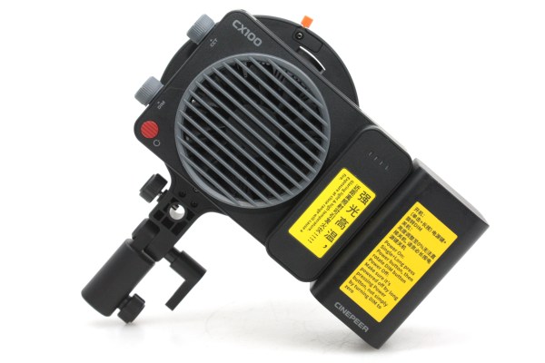 Zhiyun Cinepeer CX100 LED Video Light, with Bowens Light Stand Adapter