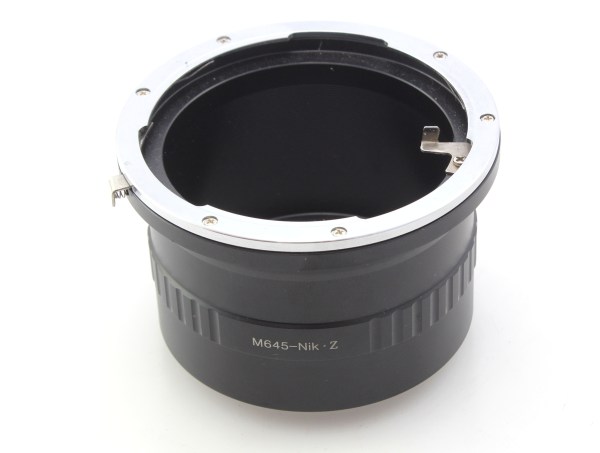 Lens Mount Adapter for Mamiya 645 Lenses on Nikon Z Mount Cameras