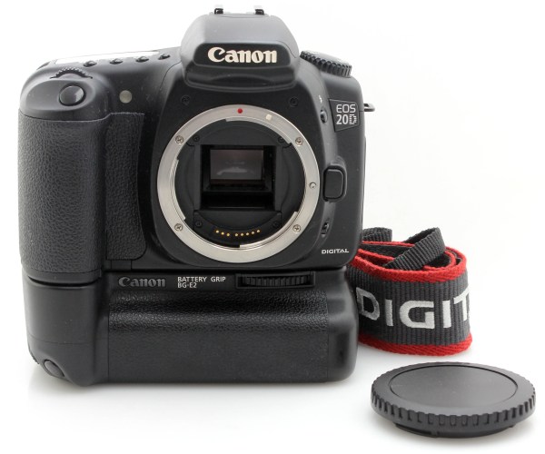 Canon EOS 20D - 8.2MP APS-C Digital Camera Body w/ BG-E2 Grip