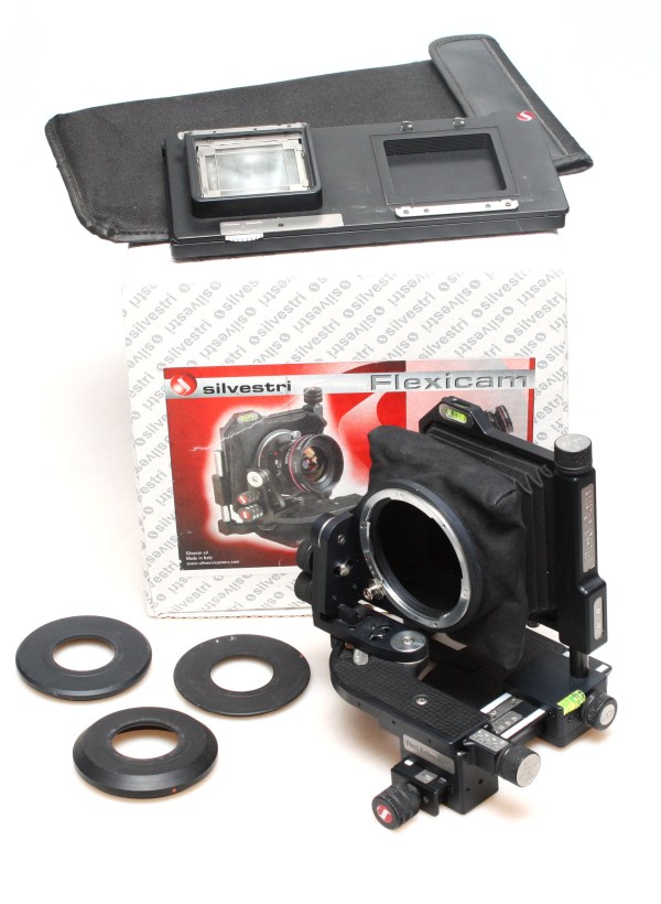 Silvestri Flexicam F050 with V System Sliding back. Copal 0 Lens Mounts and EOS Mount