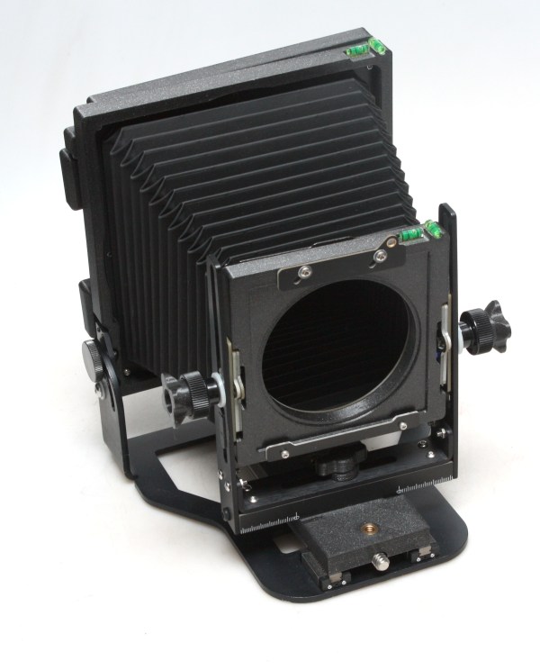 Intrepid 5x4 Field Camera. Black. With Fresnel Screen. Large Format