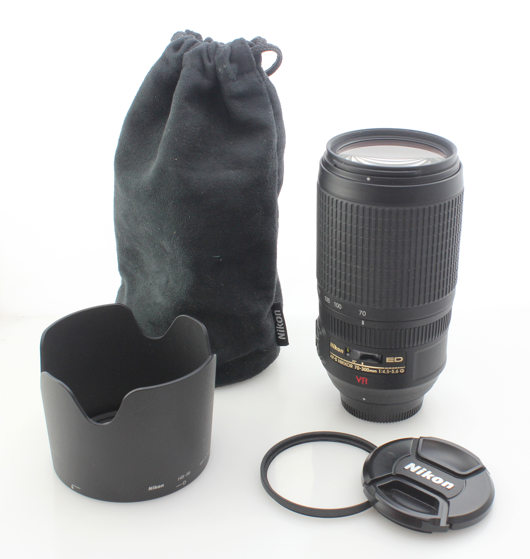 Nikon AF-S Nikkor 70-300mm f4.5-f5.6 G ED VR Zoom Lens - Great Condition