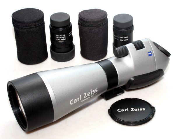Carl Zeiss Diascope 85 T* FL Angled Spotting Scope, w/20x-60x B & 30x B WW Eyepieces