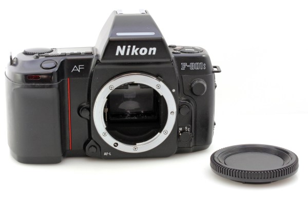 Nikon F-801 F801 35mm Film SLR camera body only w/ MF21 multi control data back
