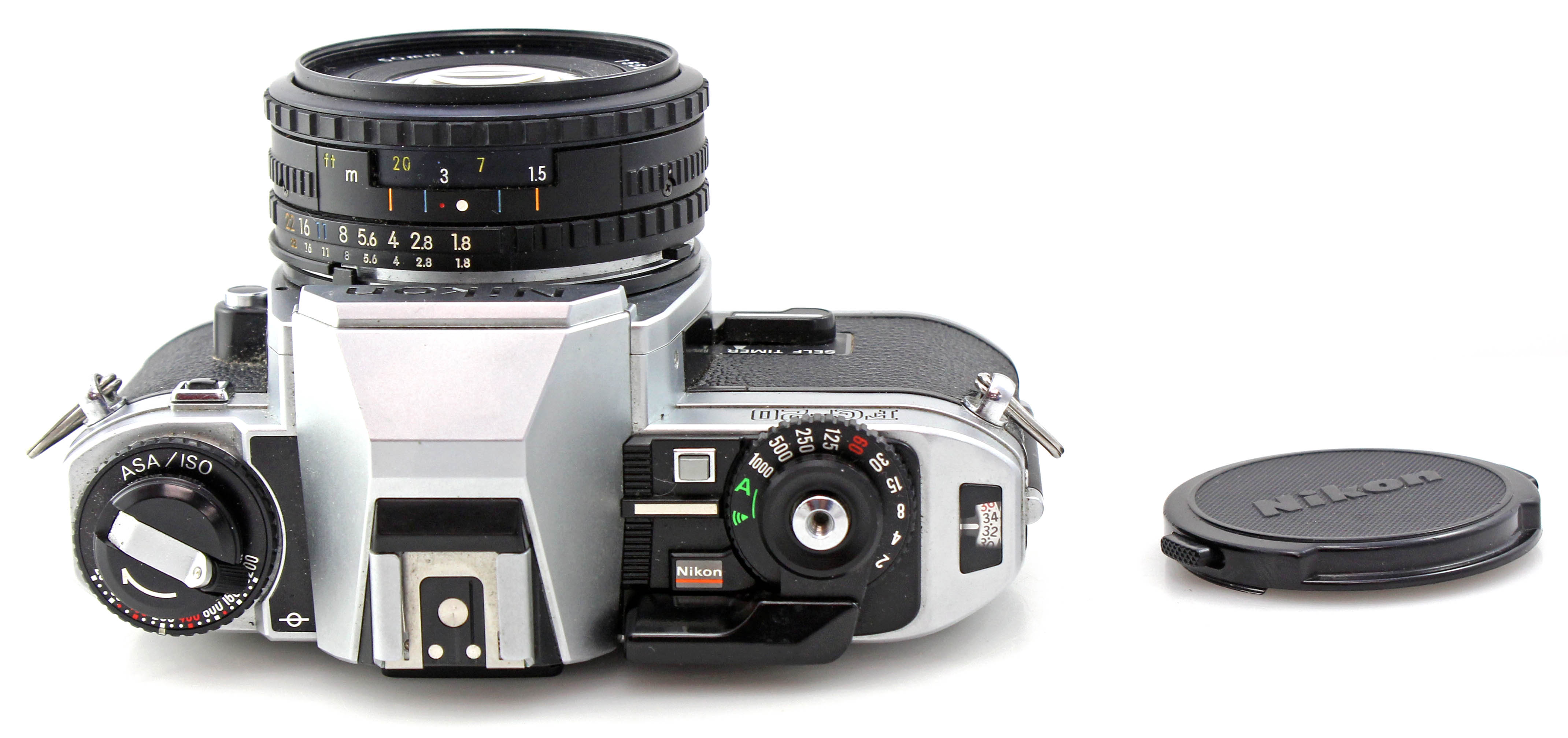 Nikon FG-20 35mm SLR Film Camera with Nikon 50mm F1.8 Lens - Image 3