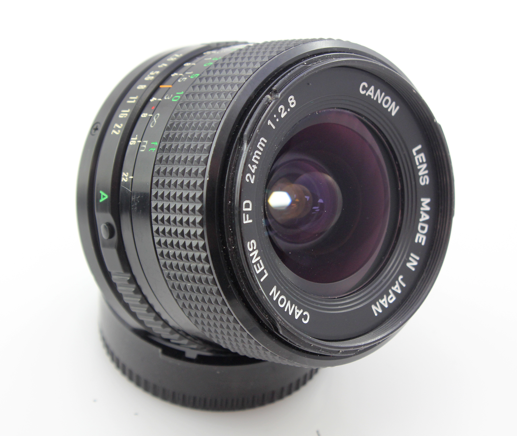 Canon 24mm f/2.8 Wide Angle Lens - FD Mount - Case, Hood and Caps - Image 3
