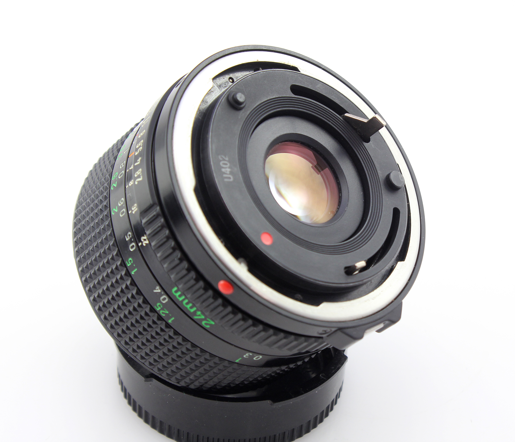 Canon 24mm f/2.8 Wide Angle Lens - FD Mount - Case, Hood and Caps - Image 4