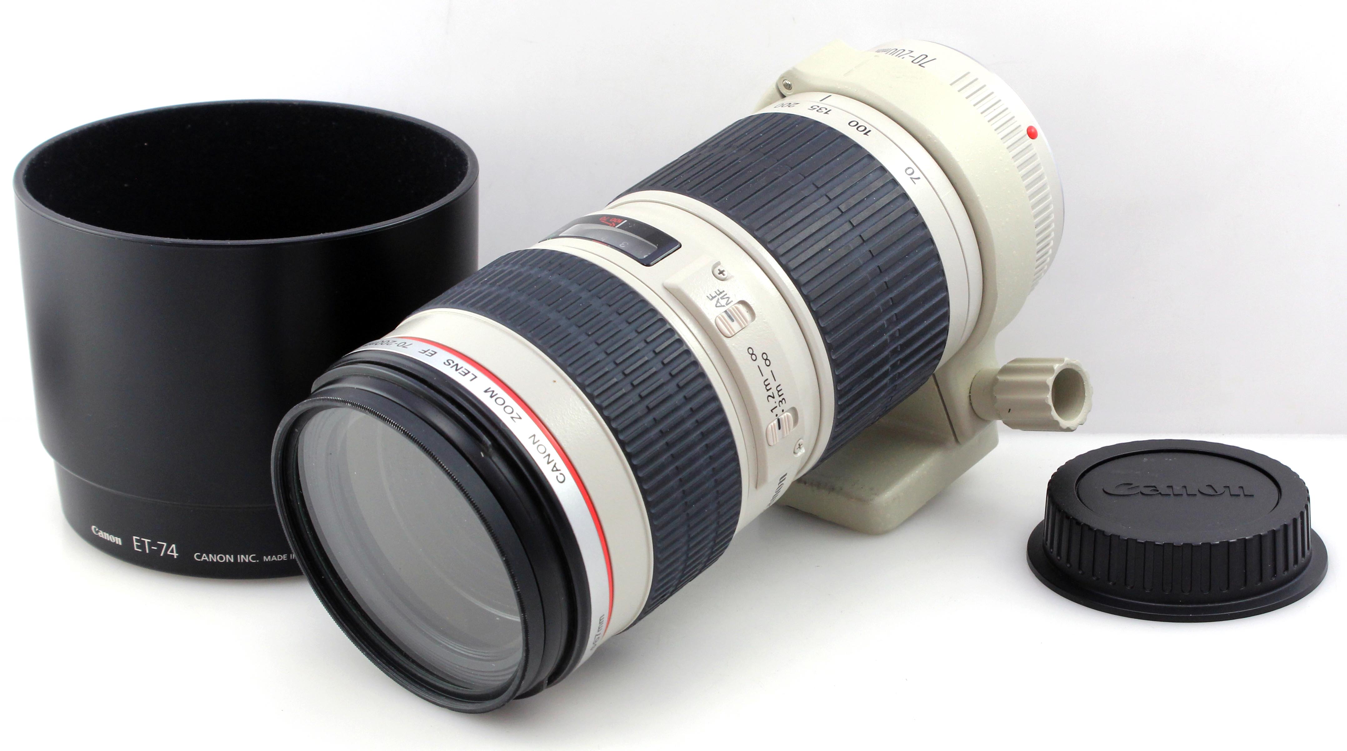 Boxed Canon EF 70-200mm f4 L USM Zoom Lens Fully Working with Hood & Caps - Image 7