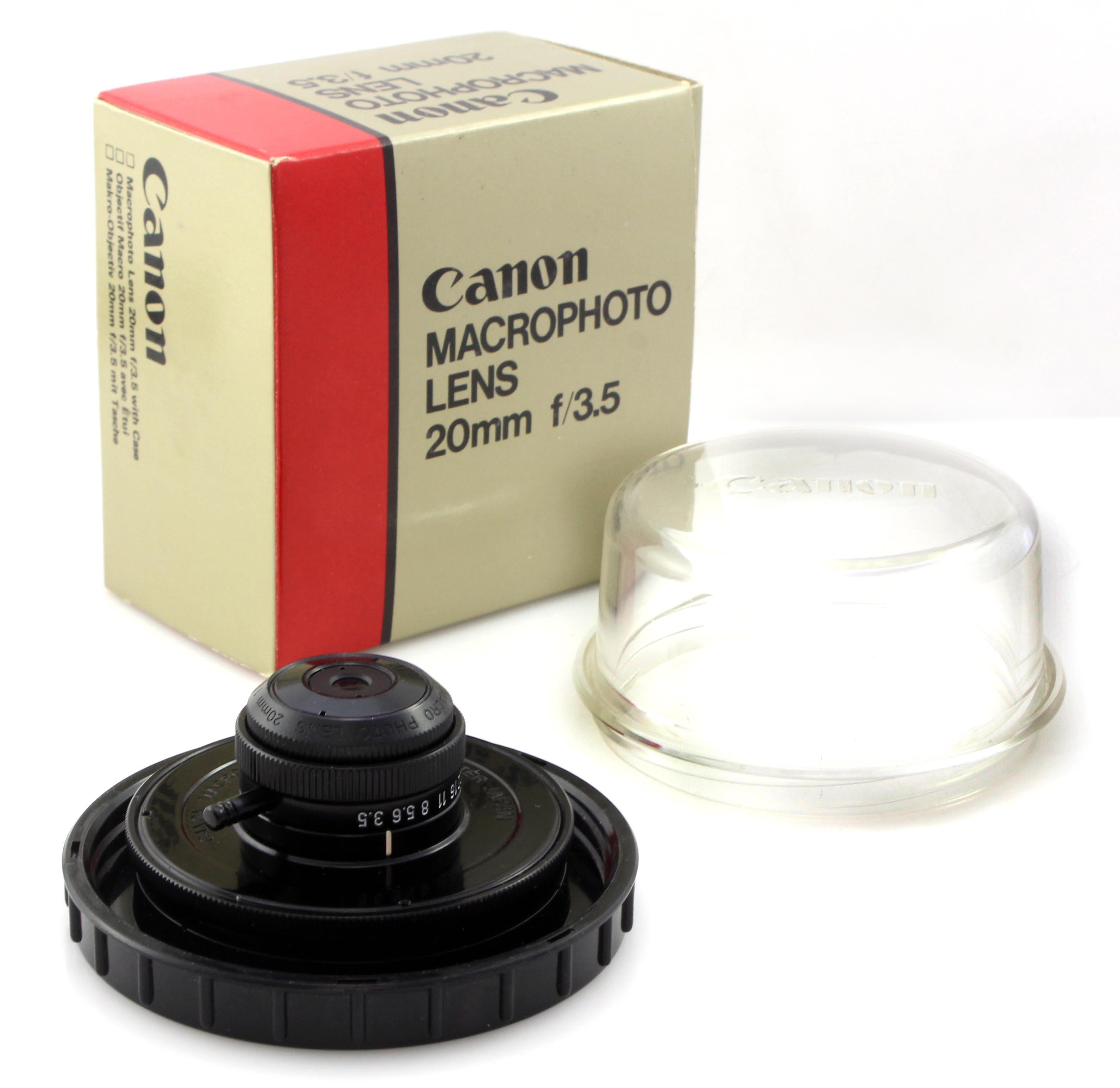 Canon FD Macro Photo 20mm f3.5 Lens - FD Mount for auto bellows - Image 2