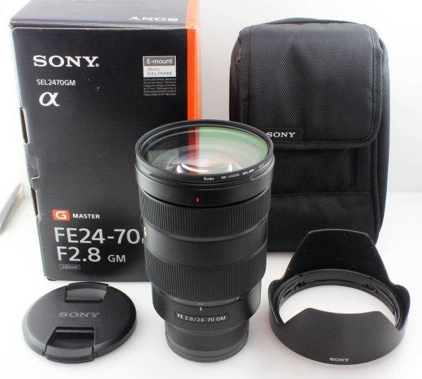 Sony FE 24-70mm f/2.8 GM Zoom Lens - Excellent condition. Boxed. Sony E-Mount