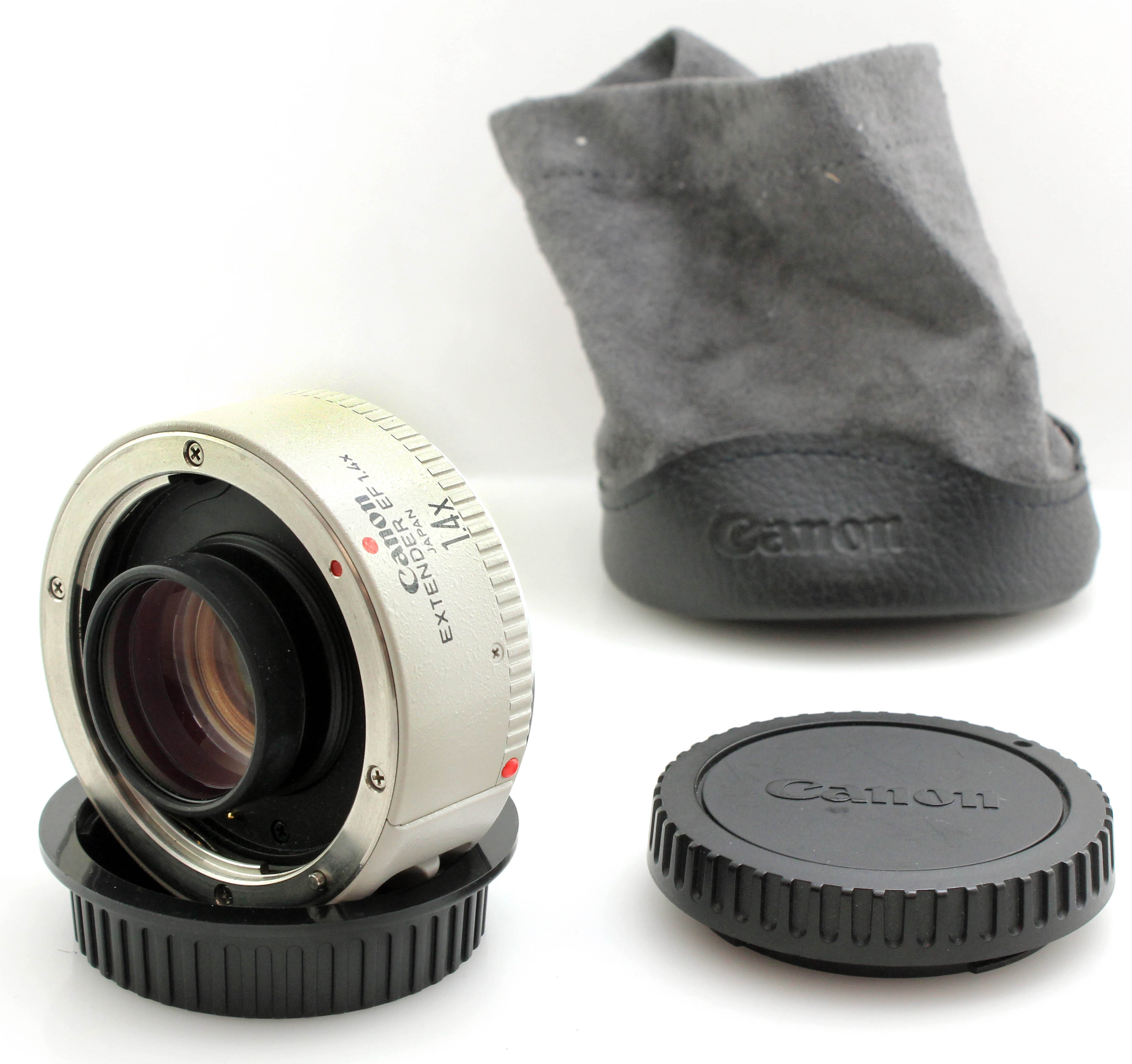 Canon EF 1.4x Extender Tele Converter - excellent condition with pouch case - Image 2