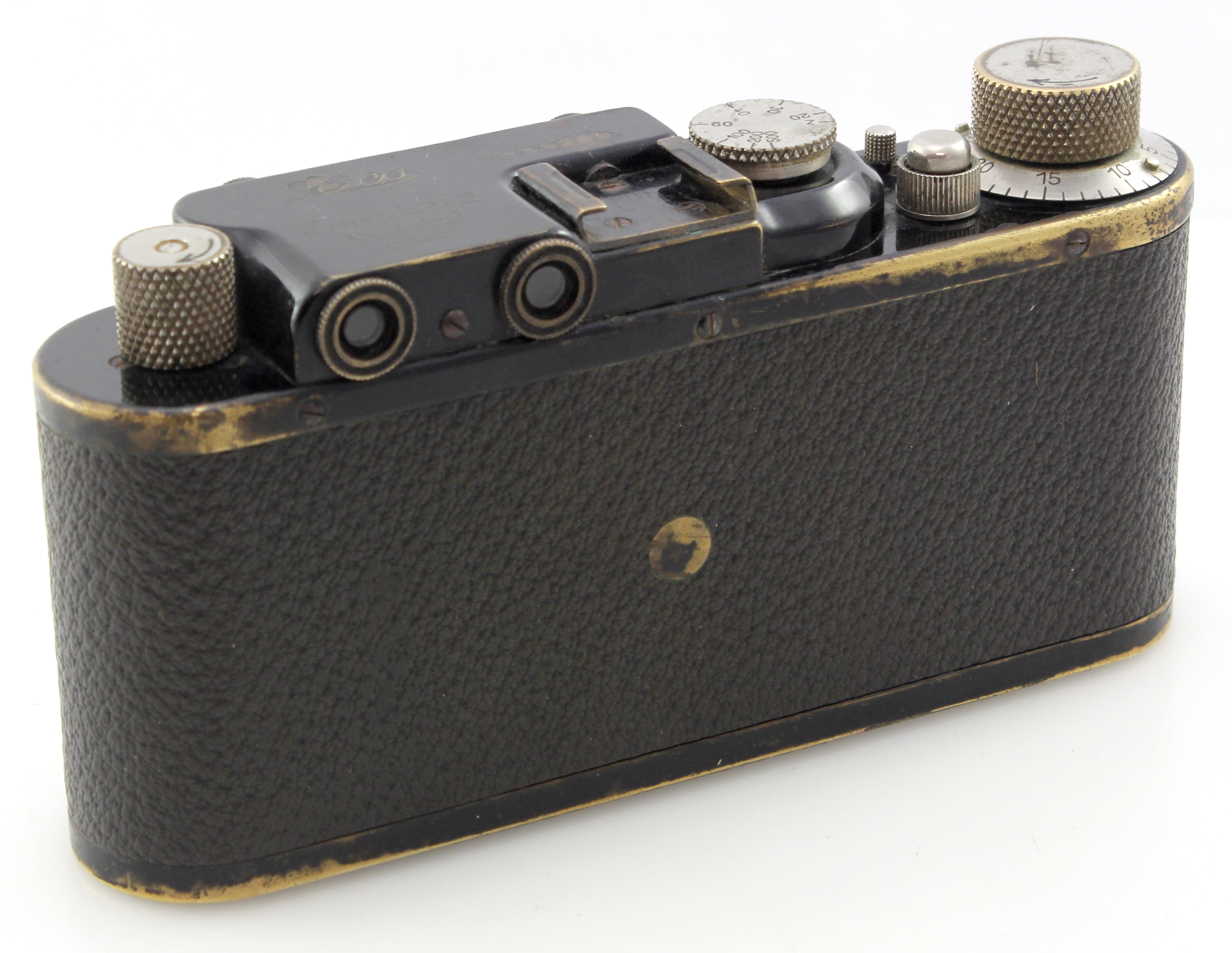 Leica II D 35mm Black Rangefinder Camera W/ Hektor 5CM F2.5 Lens & ETRIN Case - 1932 - Image 4