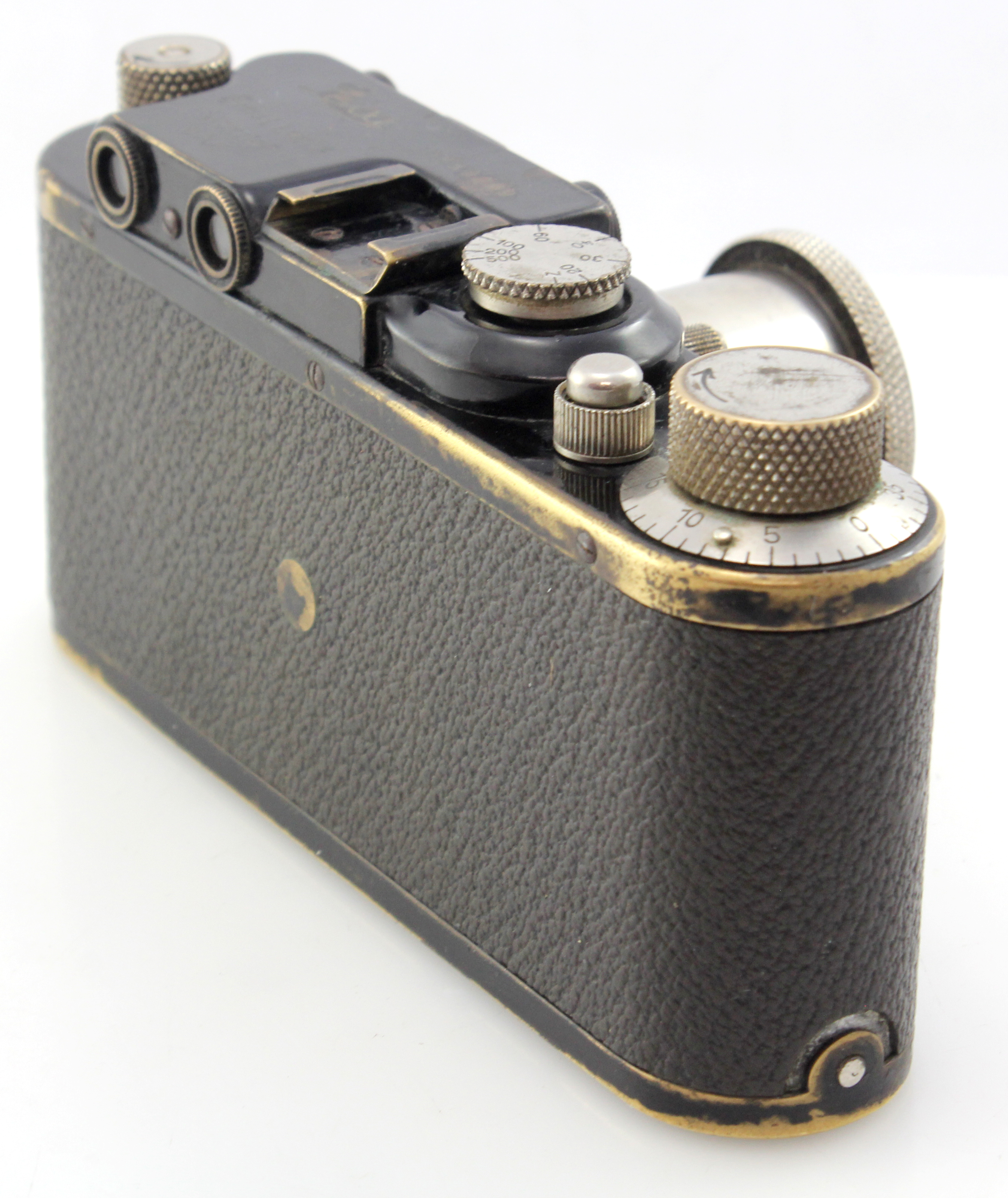 Leica II D 35mm Black Rangefinder Camera W/ Hektor 5CM F2.5 Lens & ETRIN Case - 1932 - Image 5