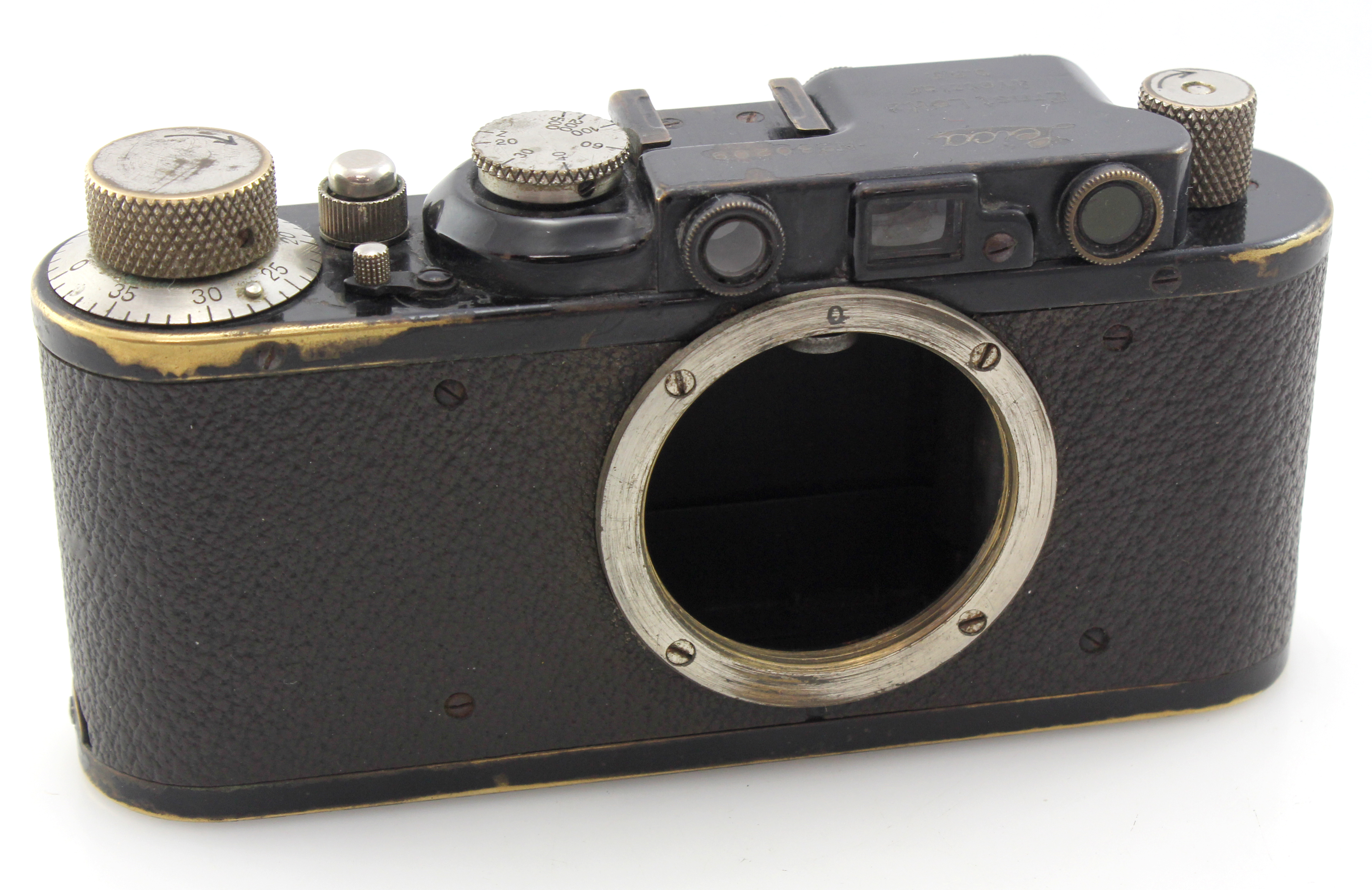 Leica II D 35mm Black Rangefinder Camera W/ Hektor 5CM F2.5 Lens & ETRIN Case - 1932 - Image 8