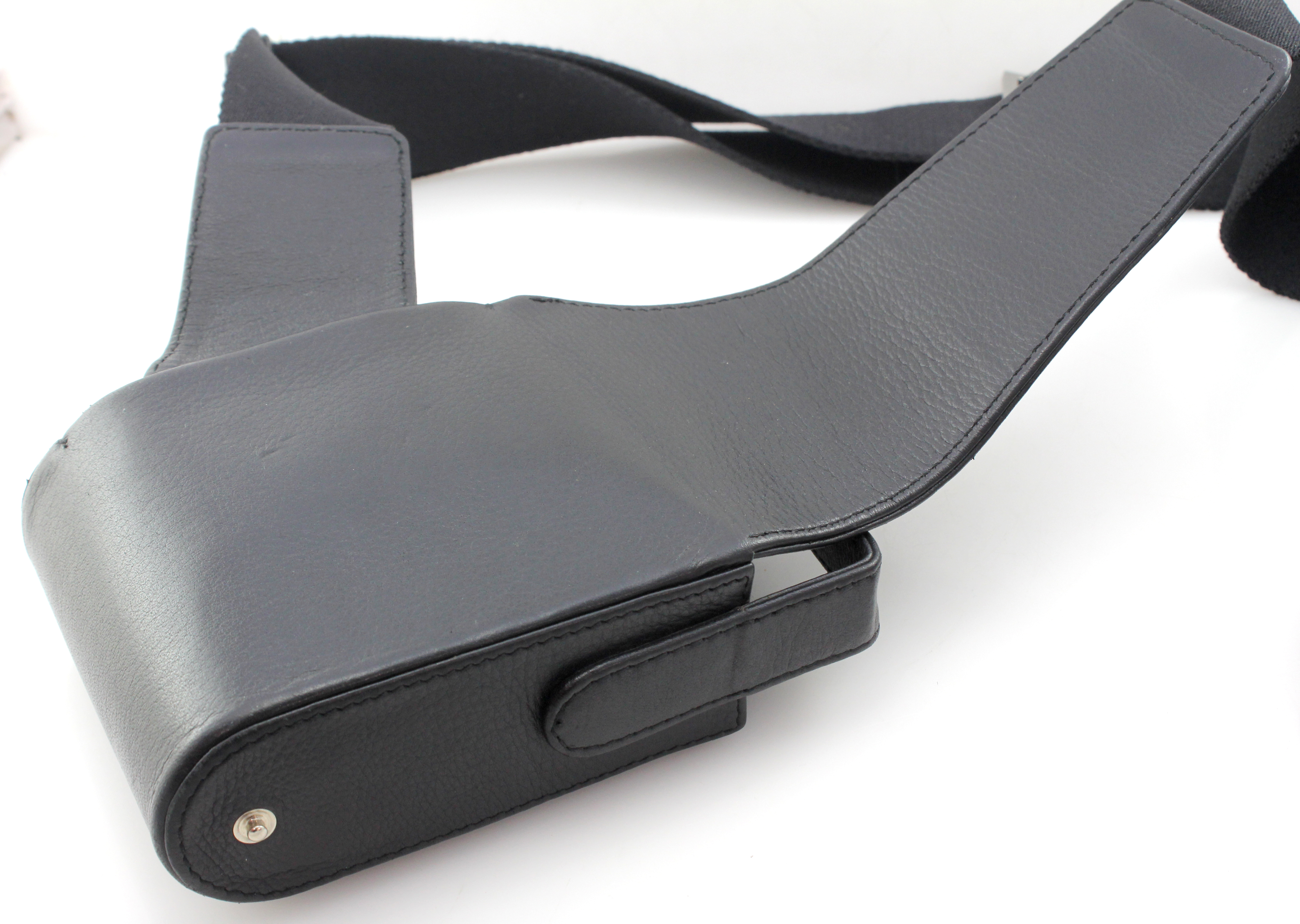 Genuine Leica Q Holster Case - Black leather - Fits Leica Q Type 116 - Image 3